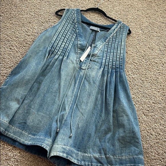 Hudson Jeans Pants - Hudson Jeans Denim Romper in Light Blue Wash